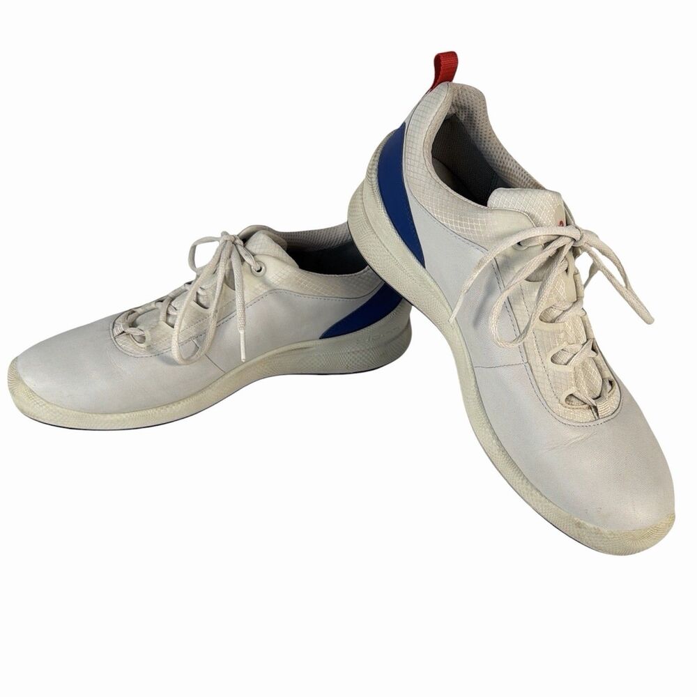 Ecco Biom Hybrid White/Mazarine Blue Mens Golf Shoes Size 11-11.5 EU Size 45